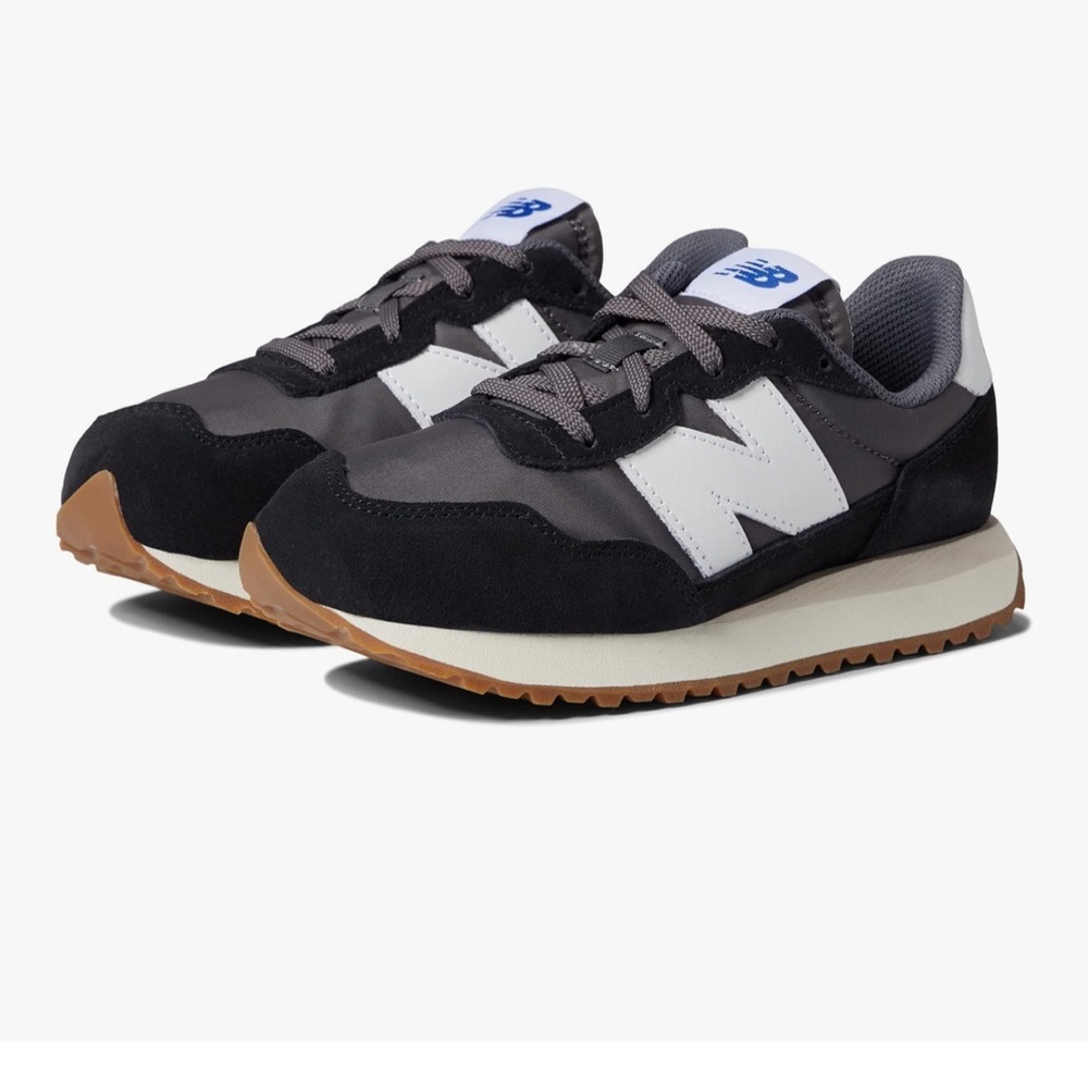 New Balance 237 Casual Sneakers Grey Black White Men's Size 5